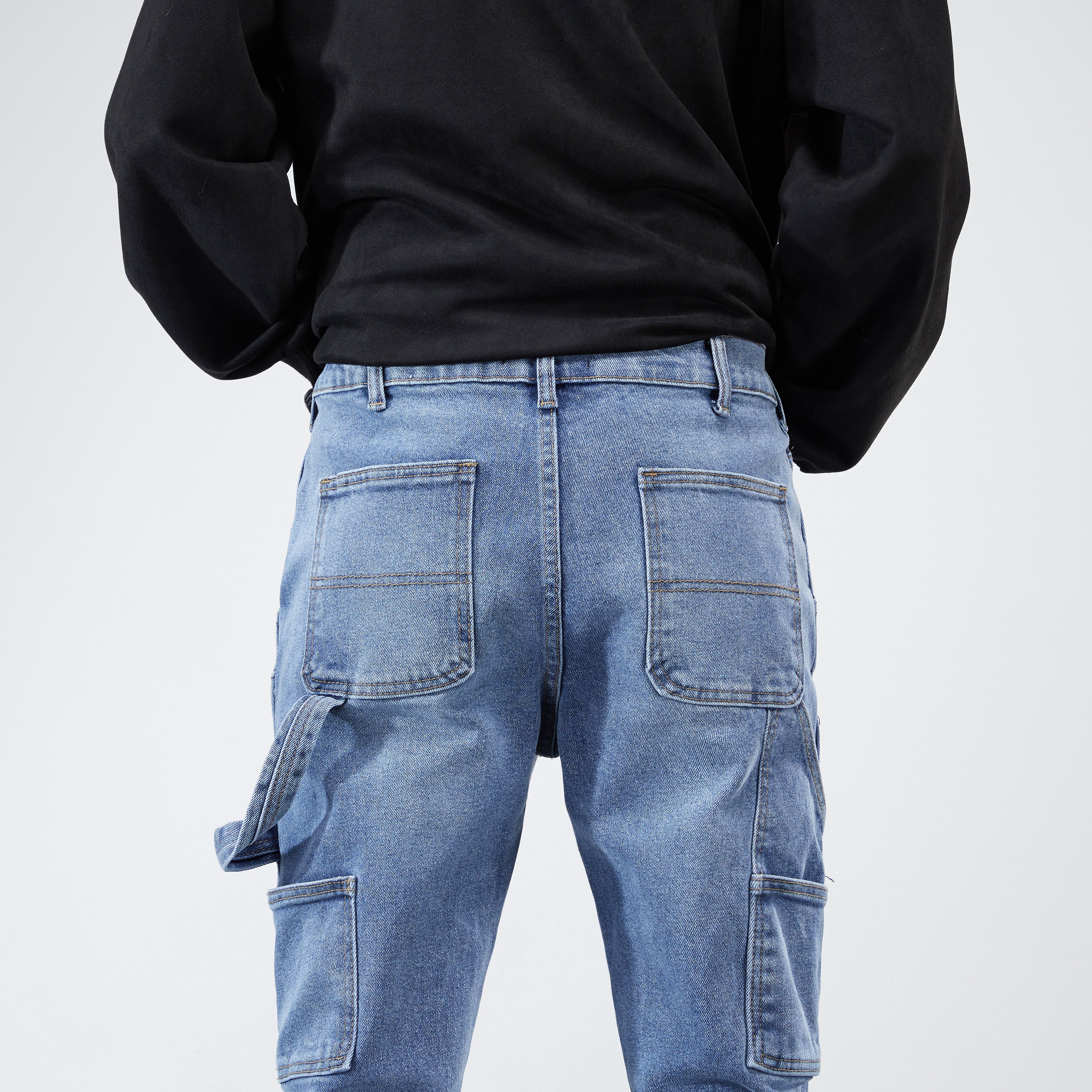 Trendy Flare Carpenter Jeans | Chic & Durable Denim for Every Occasion