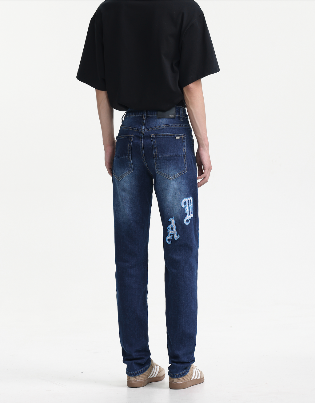 Patches Streetwear Slim Fit Jeans